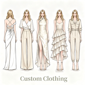 Clothing Factory Custom Clothing Custom Long Dresses Women's Apparel