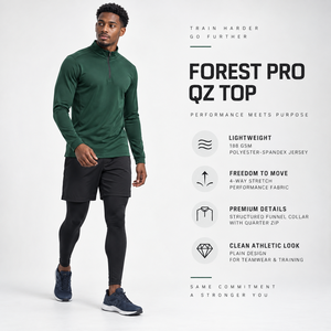 Bulk Men Half Zip Athletic Pullover