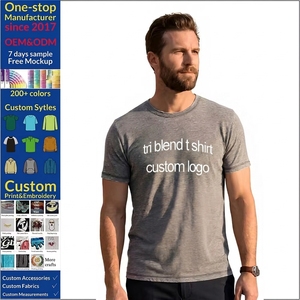 Men's Vintage Athletic Tri-Blend Gym T-Shirt