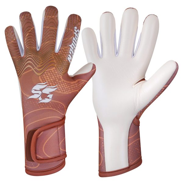 Halftone Soccer Goalkeeper Gloves with high-grip latex palm in bulk